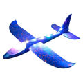 2019 Hot Sale 35-48CM Hand Throw Glider Light Flying Glider Plane Foam Airplane Model LED Flash Games Toys For Children